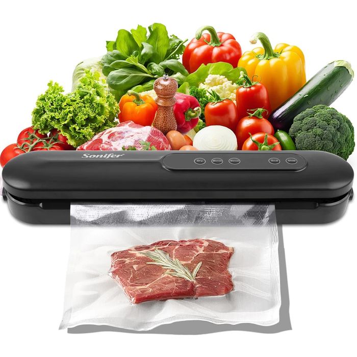 Вакуумный упаковщик, Sonifer SF-1511, в комплекте 10 рифлёных пакетико