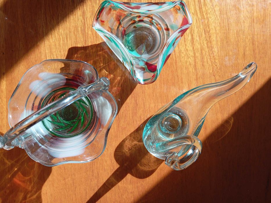 Посуда хрустальная советская.