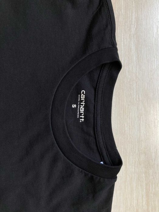 Carhartt S/S Pocket T Shirt мъжка черна тениска размер S