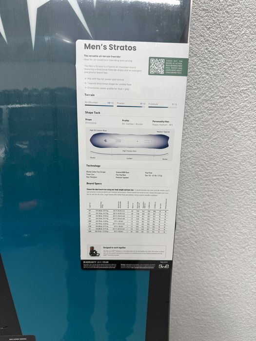 placa noua snowboard jones stratos wide 158cm