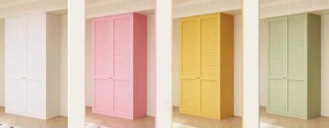 Цветной гардеробный шкаф для спальни/Spalniga rangli shkaf bor arzonga