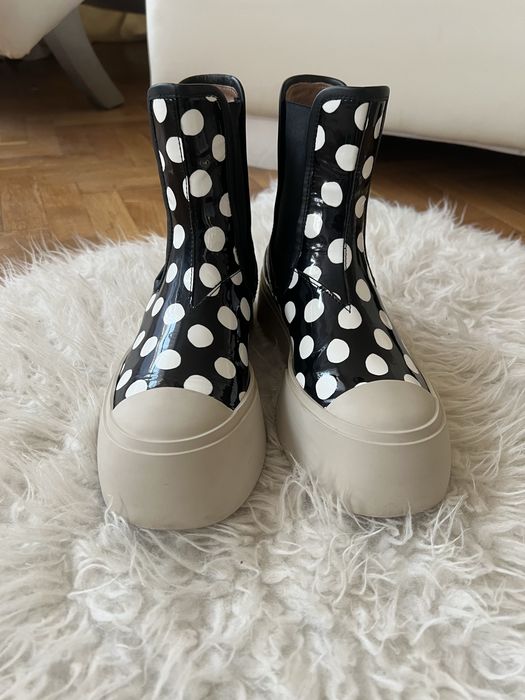 Боти Marni, естествена кожа
