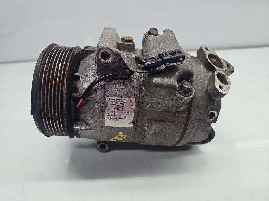 Compresor clima Nissan Qashqai [Fabr 2007-2014] 92600 BB60A 1.6 dCi R9