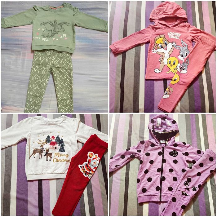 Есенно-зимни комплекти за момиченце 98см.