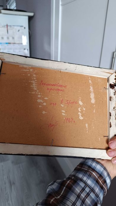 Картина маслом на картоне