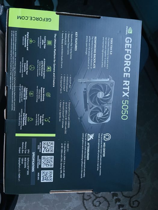 Срочна Прадам RTX 5050 8 gb