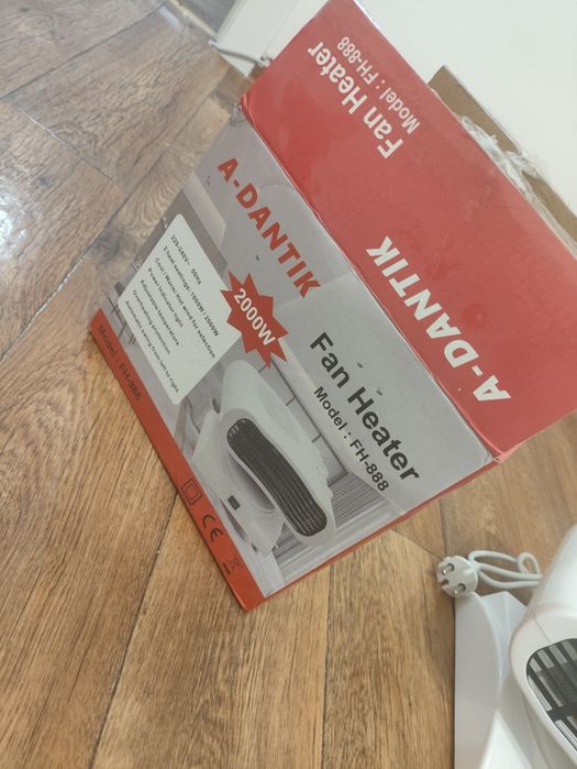 Тепловентилятор A-DANTIK 2000W — мощный обогрев + обдув