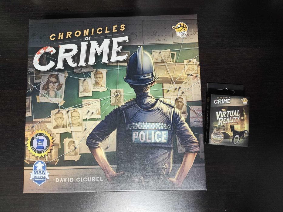 Joc de societate / Boardgame Chronicles of Crime - joc de baza + extensia ochelari 3D