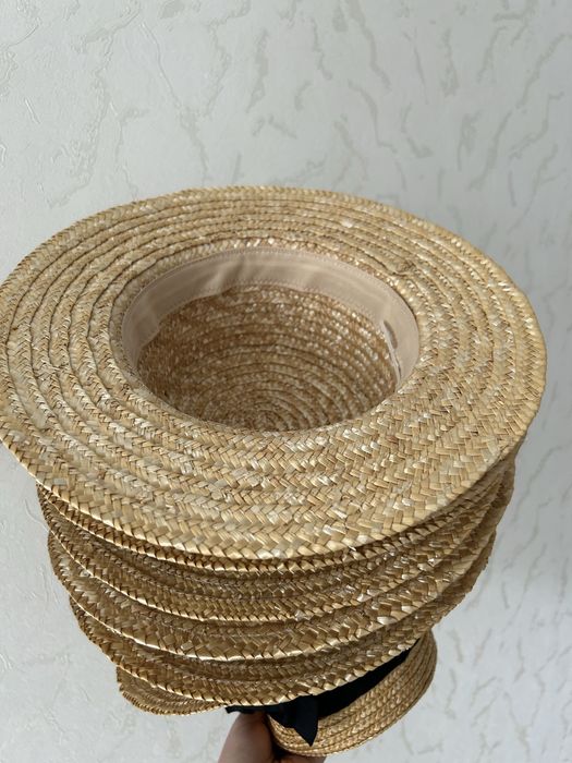 Шляпа соломенная