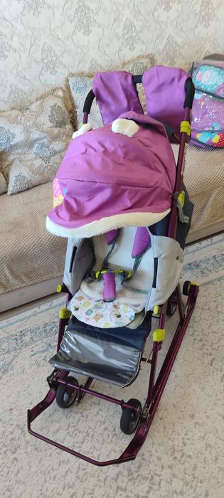 Санки Коляска Ника почти новые