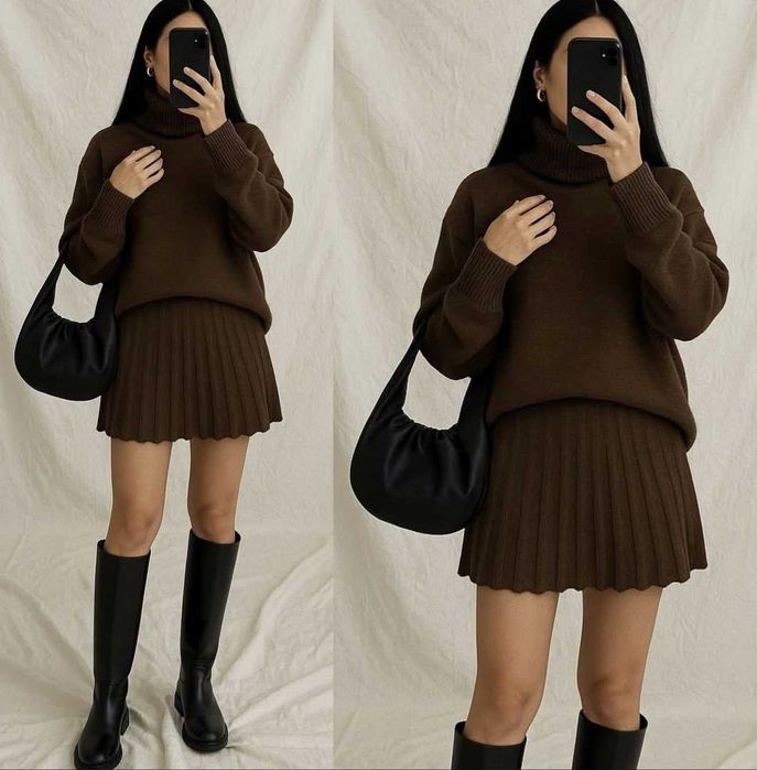 Плетен дамски комплект- ограничени бройки