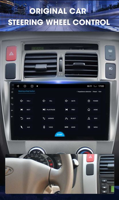 Мултимедия 2 дин за Hyundai Tucson Навигация автомобил плеър Android