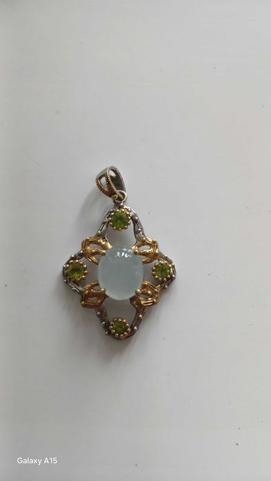 Бирюза,аквамарин,лазурит кулоны, серьги серебро 925.