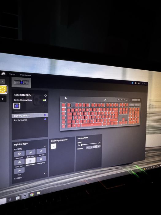 Vand Tastatura Corsair k55 rgb pro