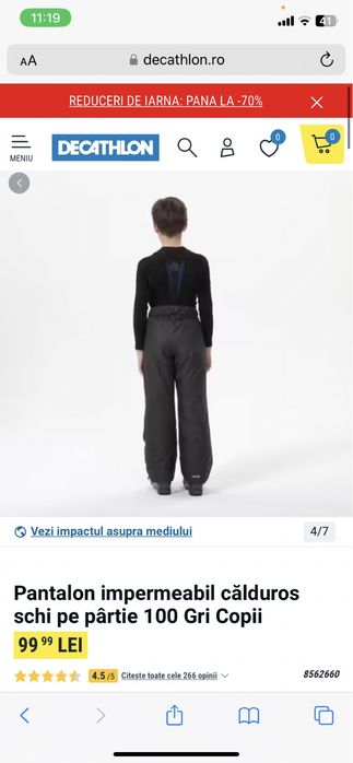 Pantaloni de ski impermeabili Wedze