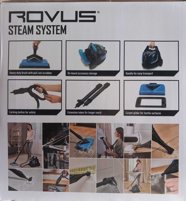 Парна почистваща система- ROVUS STEAM SYSTEМ
 НОВА