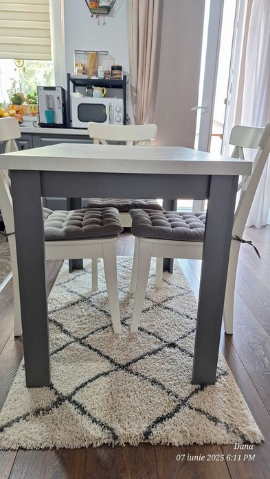 masă + 4 scaune IKEA