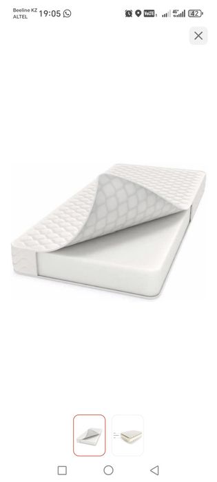 Кровать с матрасом 90*200