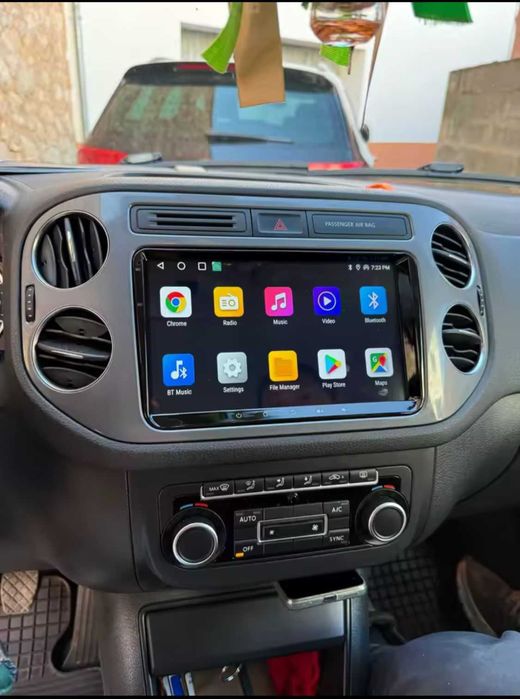 Navigație Android CarPlay VW Tiguan 1, Golf Plus 2007-2015