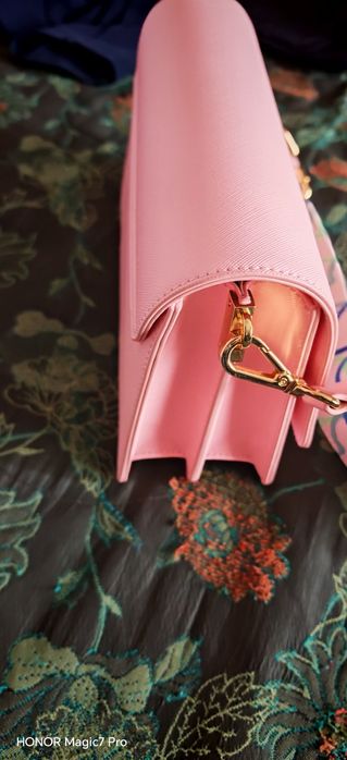 Оригинална чанта Love Moschino розова, нова