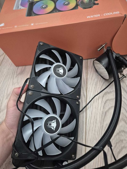 Cooler CPU Lichid Jungle Leopard ARGB, 800-2000RPM, Resigilat