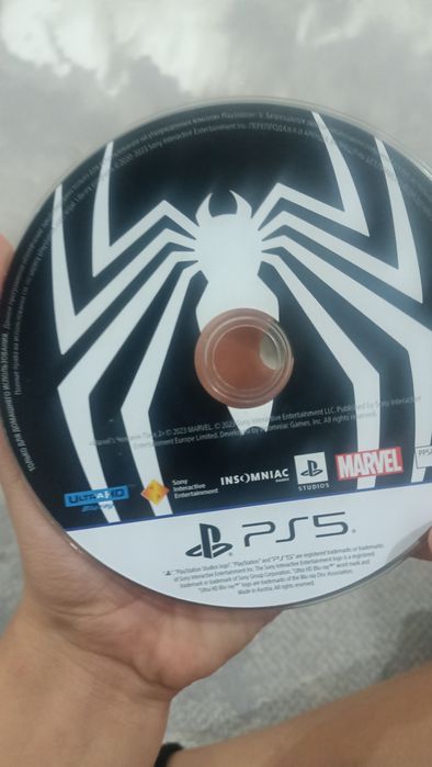 Диск Ps5 человек паук 2