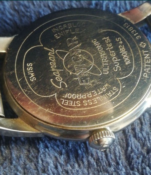 Ceas Bărbătesc Diver-Sub ENICAR Seapearl Ultrasonic Supertest EPSA