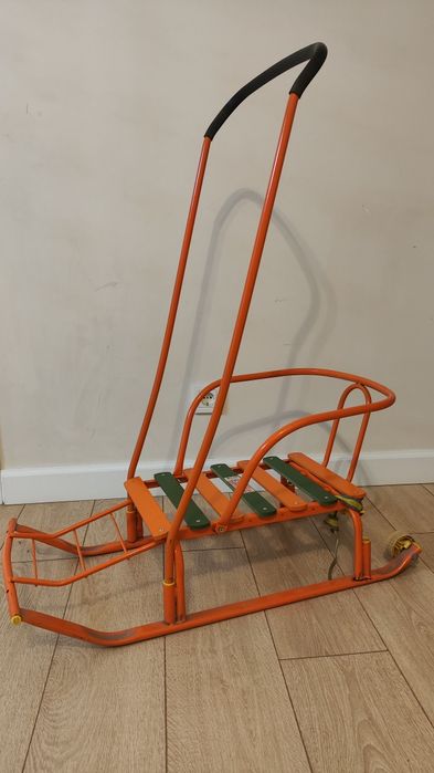 Санки детские с двумя колёсиками