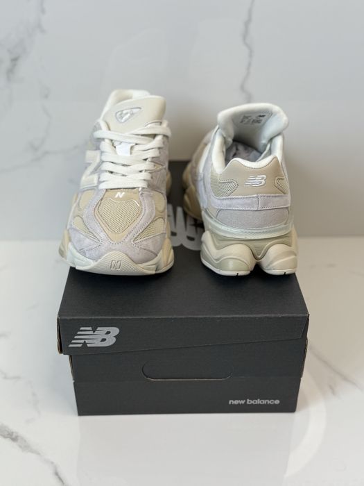 New Balance 9060 Sea Salt Linea Grey Full Box