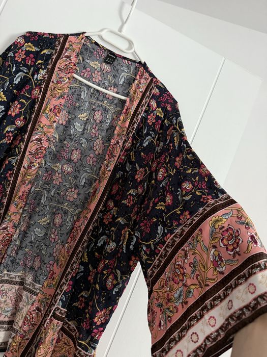 Kimono Shein cu imprimeu floral