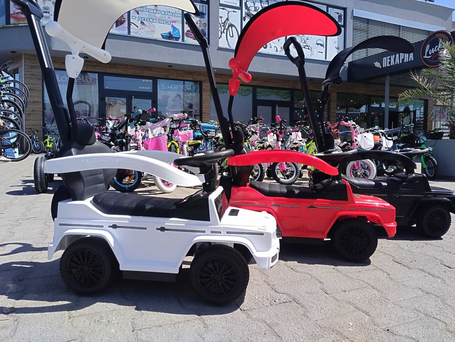 MERCEDES Кола за яздене с дръжка и сенник Mercedes-benz G350d