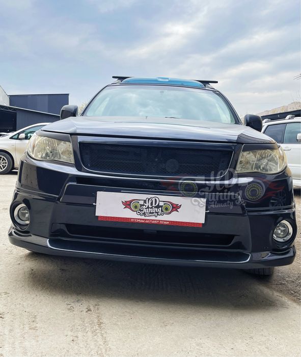 Губа на передний бампер Subaru Forester SH