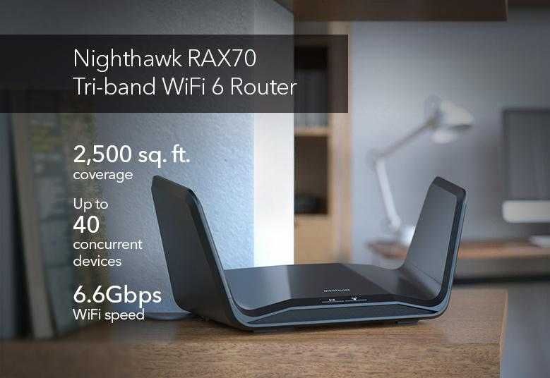Netgear Nighthawk AX8 AX6600 8-Stream Tri-Band WiFi 6 Router, 6.6Gbps