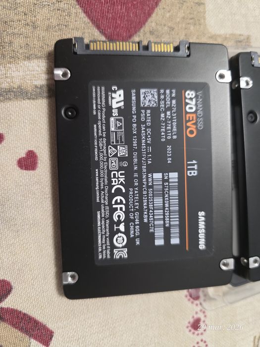 ssd samsung evo 870 1tb second hand si noi de vanzare • Anunturi
