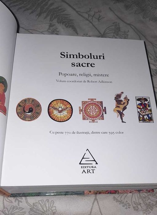 RARA,SIMBOLURI SACRE,popoare,religii,mistere,ROBERT ADKINSON,792 pag,c