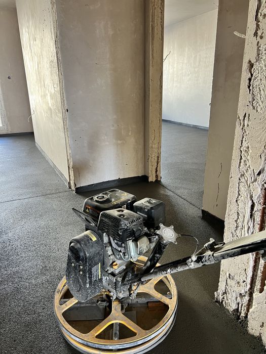 Машинна подова замазка, шлайфан и щампован бетон, турбозолни мазилки