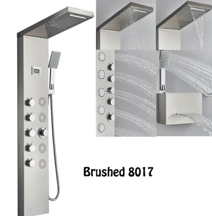 Хидромасажни душ панели от неръждаема стомана