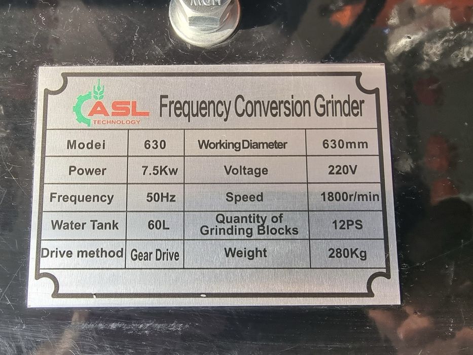 ASL 630mm Beton Shlipofka Mashinasi – 7.5 kW | 220V | 280 kg