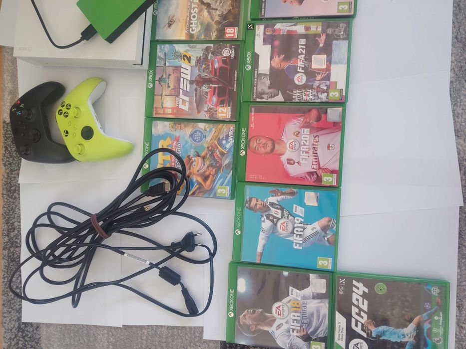 Xbox One s 1TB + 11 jocuri