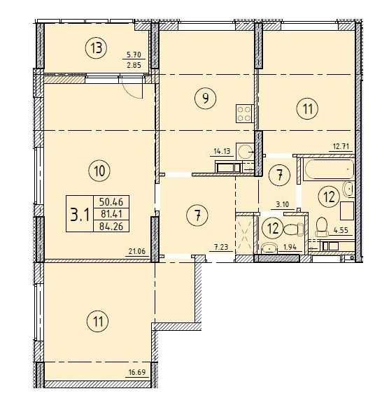 Квартиры ЖК SED SITY (ДСР)