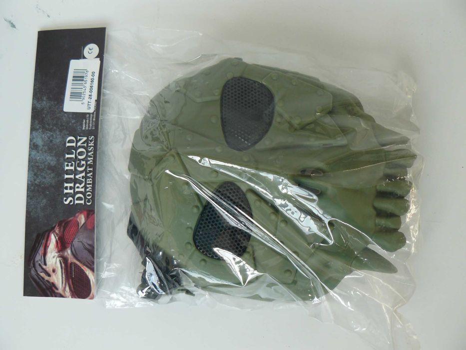 Masca Protectie Airsoft MAS-54 SHIELD DRAGON Noua Culoare Olive
