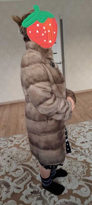 Норковая шуба трансформер 46 размера