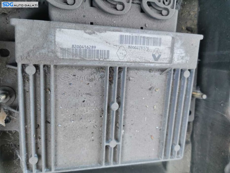 Kit Pornire ECU Calculator Motor Cip Cartela Cheie Renault Laguna 2 2.0 16V 2001 - 2007 Cod 8200416289 8200278376 [X4059] [Combinat]