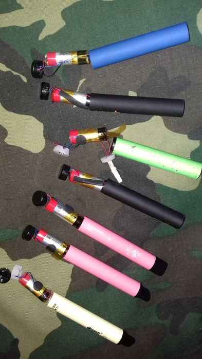 Baterii reincarcabile 3,7V/550mAH de Li-Ion folosite