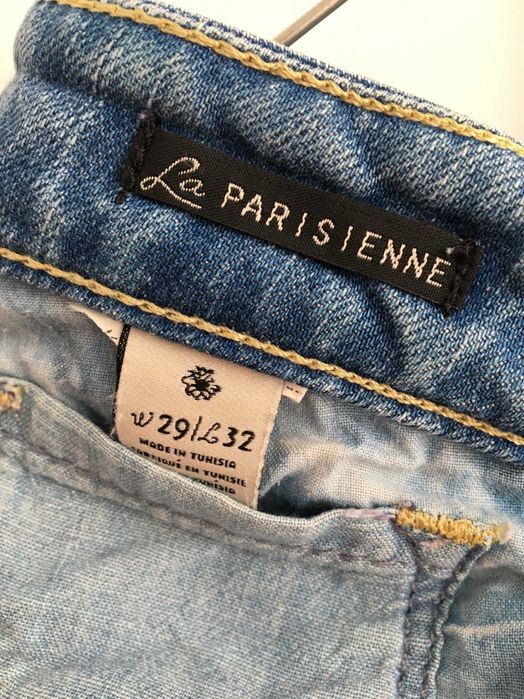 Дамски дънки,  MAISON SCOTCH,  цвят бледо син ,  модел   леко SLIM