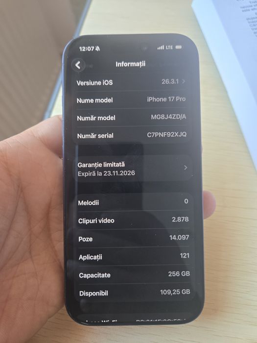 iPhone 17 pro vanzare