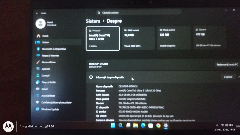 Dell 5450 Ultra I5