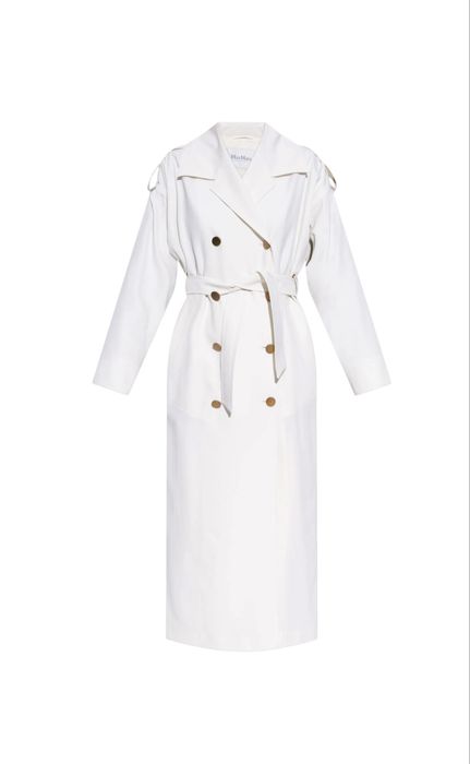 Белый Тренч Max Mara