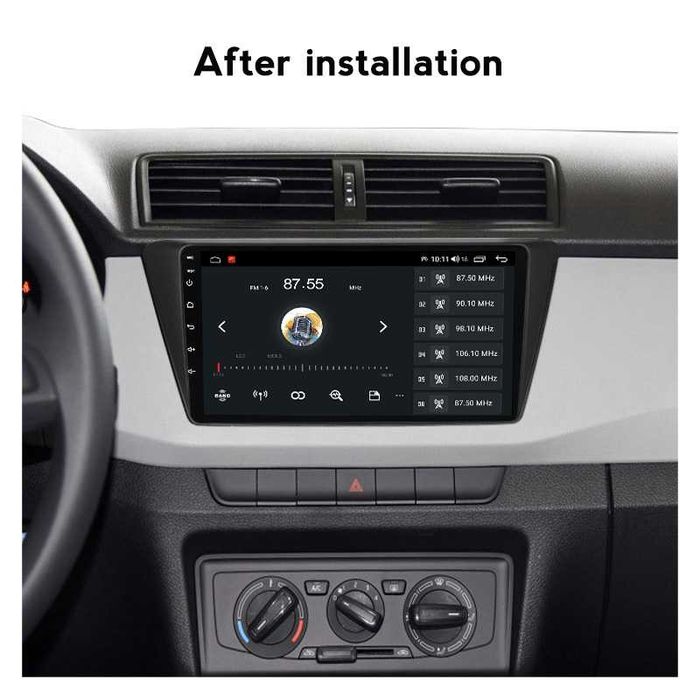 Navigatie Android 14 SKODA FABIA 3 2015+ 1/8 Gb Waze CarPlay + CAMERA