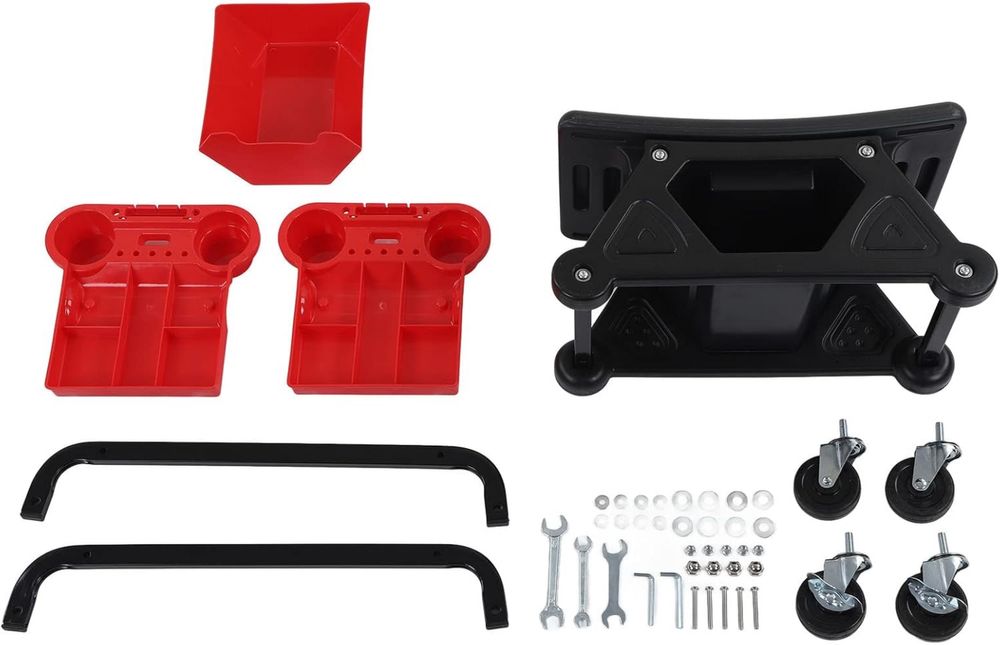 Професионален сервизен стол - сервизно столче до 150 кг, 4 колелца 360